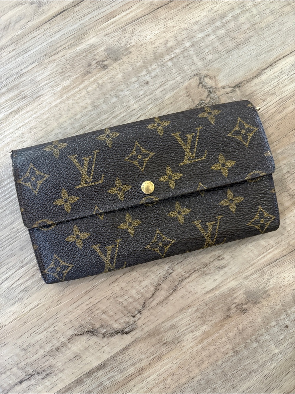 Louis Vuitton Monogram Brown Continental Wallet